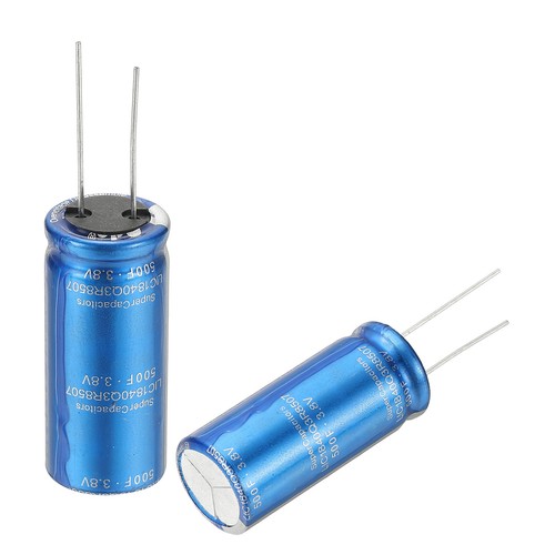 Super capacitor 8v 500f - super, capacitor,